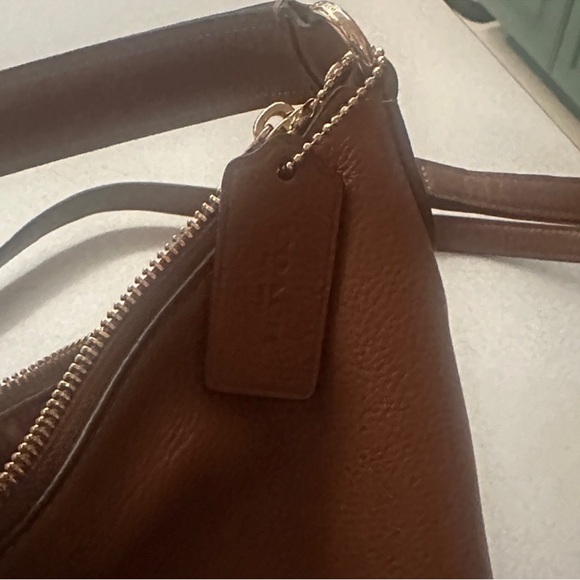 Coach Brown Leather Shoulder Bag - Picture 11 of 12